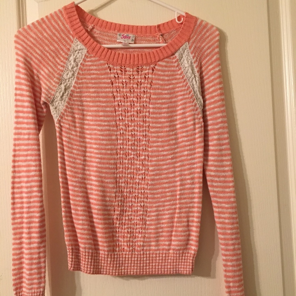 Pink Girls Sweater